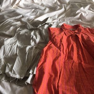 Sleeveless blouses 2 for $5